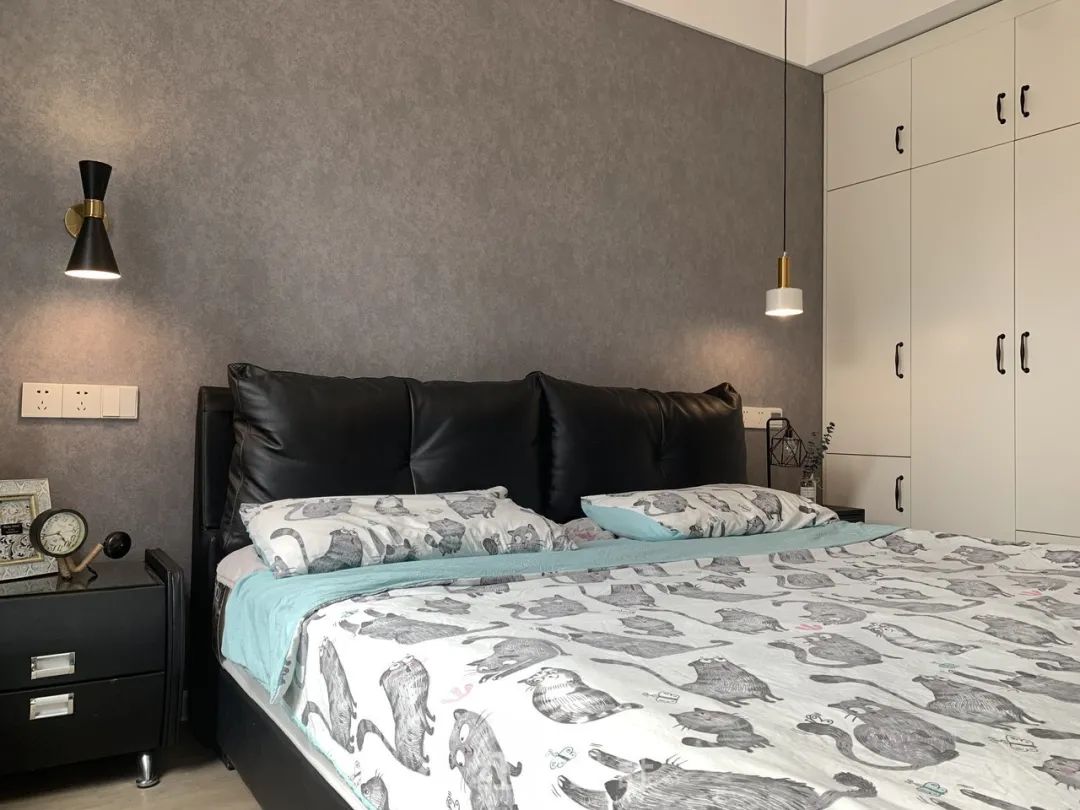 保利國際社區95㎡北歐風格--記錄毛坯到美家的蛻變過程10實景效果_臥室