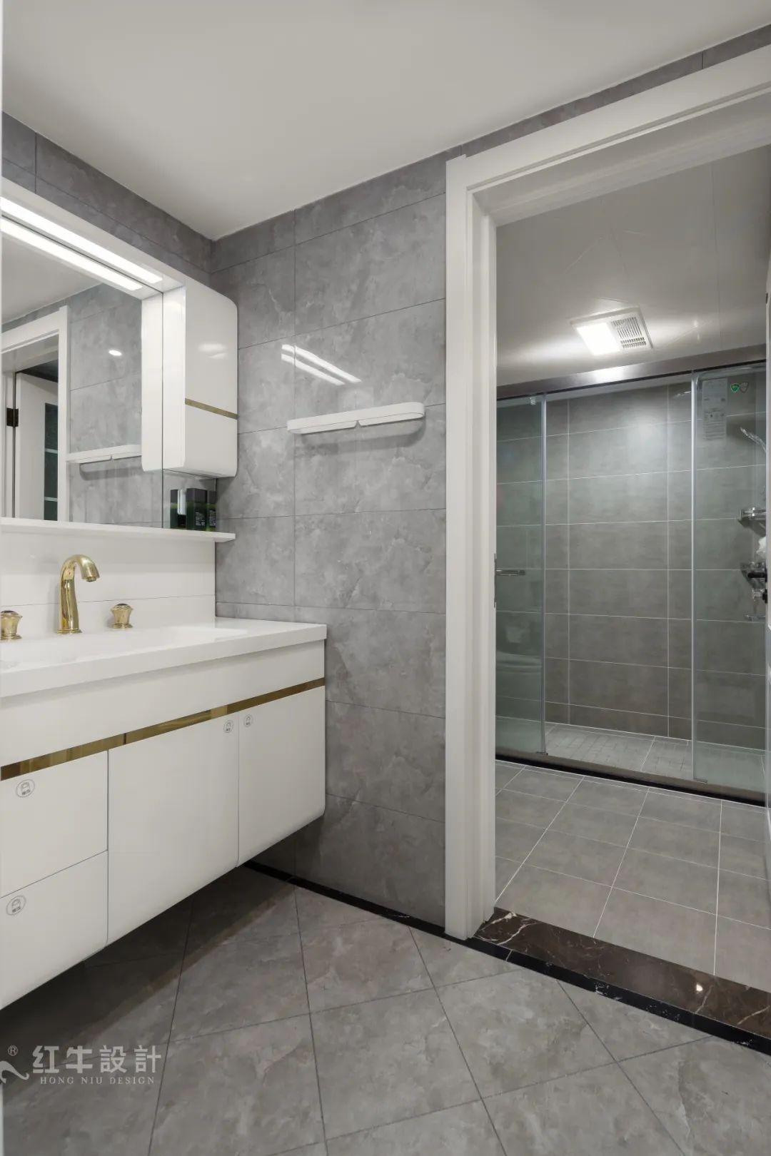 85后夫婦的美式輕奢家，起名“海藍之謎”！14衛生間